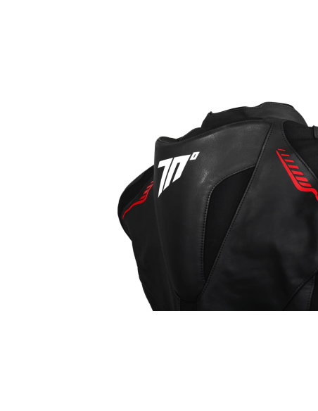 Geaca (jacheta) motociclete barbati Racing Seventy all season/iarna model SD-JL24 Spoiler culoare: negru/rosu