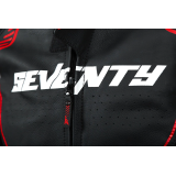 Geaca (jacheta) motociclete barbati Racing Seventy all season/iarna model SD-JL24 Spoiler culoare: negru/rosu