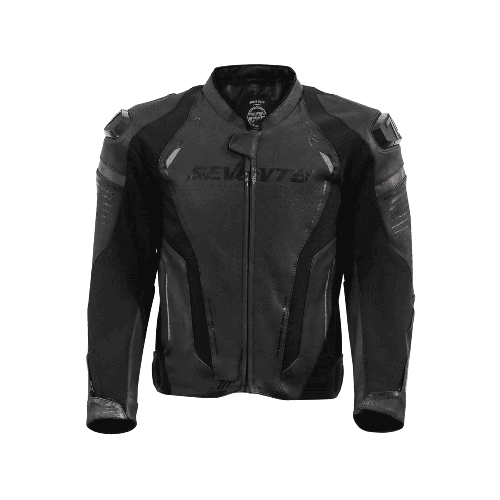 Geaca (jacheta) motociclete barbati Racing Seventy all season/iarna model SD-JL24 Spoiler culoare: negru 2