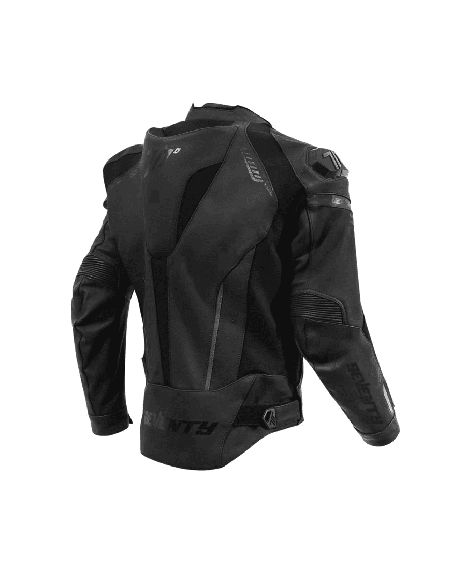 Geaca (jacheta) motociclete barbati Racing Seventy all season/iarna model SD-JL24 Spoiler culoare: negru