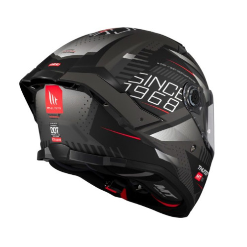Casca integrala MT Thunder 4 SV Luminence D1 negru/gri mat (ochelari soare integrati) - tip viziera: MT-V-28B 2