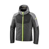 Geaca (jacheta) motociclete barbati Touring/Adventure/Urban Ixon All season model Burning MS culoare: gri/negru/galben (geaca la