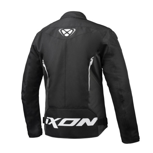 Geaca (jacheta) motociclete barbati Racing/Roadster Ixon vara model Cordolo MS culoare: negru/antracit/alb 2