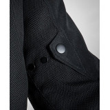 Geaca (jacheta) motociclete barbati Racing/Roadster Ixon vara model Fresh MS culoare: negru - tip croi: Slim Fit