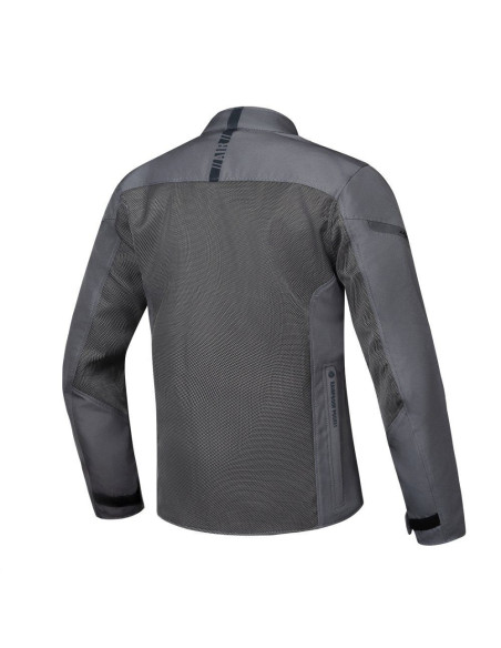 Geaca (jacheta) motociclete barbati Racing/Roadster Ixon vara model Fresh MS culoare: gri - tip croi: Slim Fit