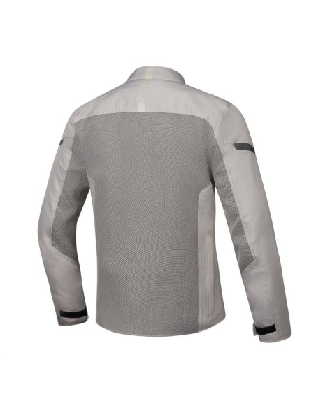 Geaca (jacheta) motociclete barbati Racing/Roadster Ixon vara model Fresh MS culoare: greige (gri) - tip croi: Slim Fit