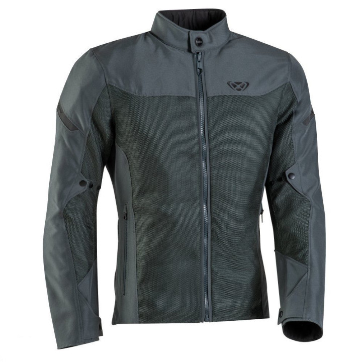 Geaca (jacheta) motociclete barbati Racing/Roadster Ixon vara model Fresh MS culoare: khaki - tip croi: Slim Fit