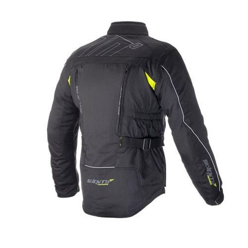 Geaca (jacheta) motociclete barbati Touring Seventy vara/iarna model SD-JT41 culoare: negru/galben fluor 2
