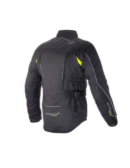 Geaca (jacheta) motociclete barbati Touring Seventy vara/iarna model SD-JT41 culoare: negru/galben fluor