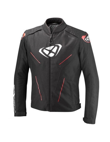 Geaca (jacheta) motociclete barbati Roadster Ixon All season model Prodigy WP MS culoare: negru/alb/rosu