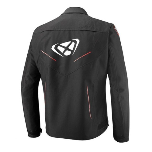 Geaca (jacheta) motociclete barbati Roadster Ixon All season model Prodigy WP MS culoare: negru/alb/rosu 2