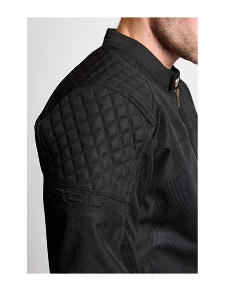 Geaca (jacheta) motociclete barbati Urban/Heritage Ixon vara model Ozcan MS culoare: negru - tip croi: Fit