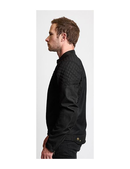 Geaca (jacheta) motociclete barbati Urban/Heritage Ixon vara model Ozcan MS culoare: negru - tip croi: Fit