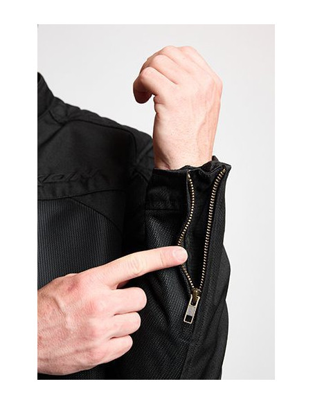 Geaca (jacheta) motociclete barbati Urban/Heritage Ixon vara model Ozcan MS culoare: negru - tip croi: Fit