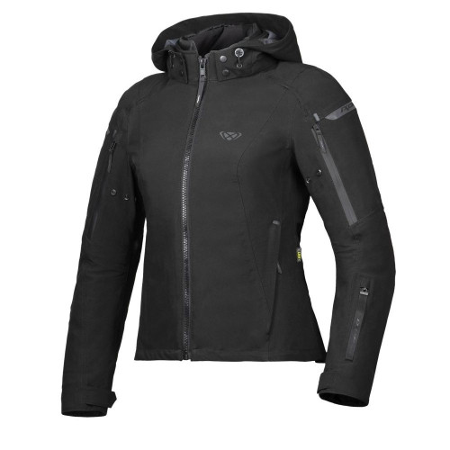 Geaca (jacheta) motociclete femei Touring/Adventure/Urban Ixon All season model Burning LS culoare: negru (geaca laminata waterp