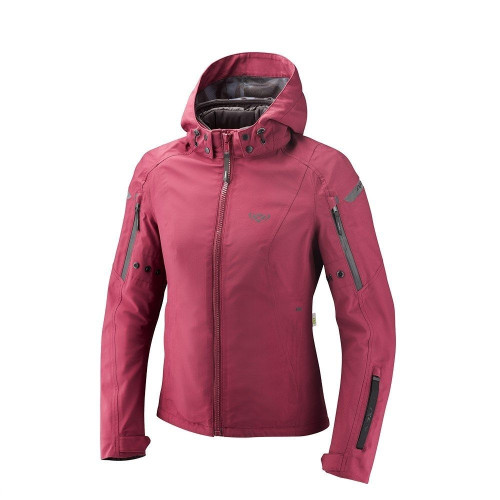 Geaca (jacheta) motociclete femei Touring/Adventure/Urban Ixon All season model Burning LS culoare: burgundy (visiniu) (geaca la