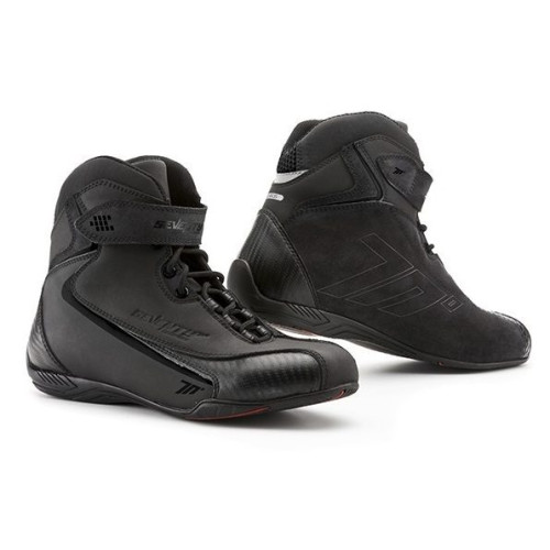 Ghete moto Urban Unisex Seventy model SD-BC6 culoare: negru