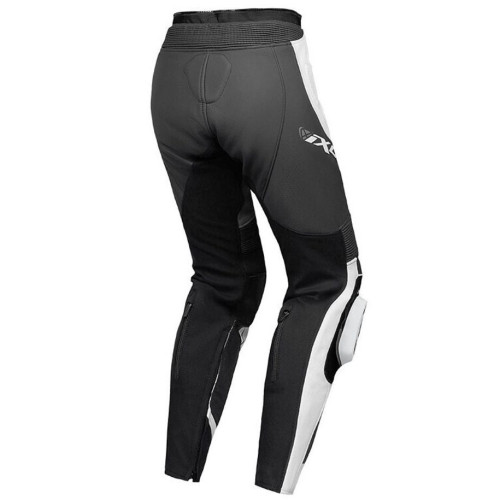 Pantaloni motociclete femei piele Racing Ixon vara model Vortex 3 LS culoare: negru/antracit/alb 2