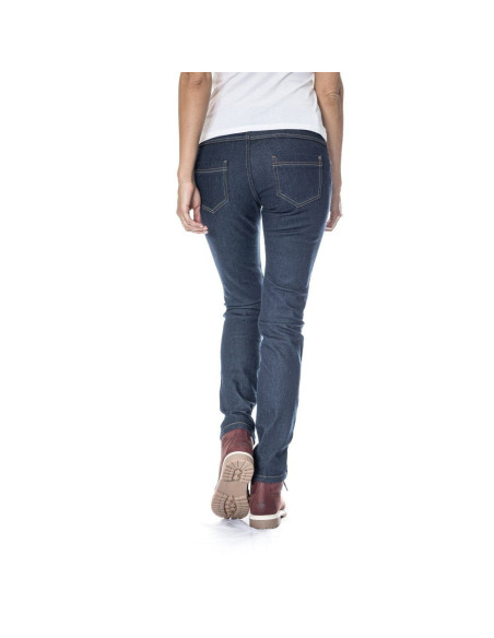 Blugi (jeans) moto femei Ixon model Maddie culoare: Dark raw (albastru) (Cordura® Denim) - Slim Fit - clasa AA