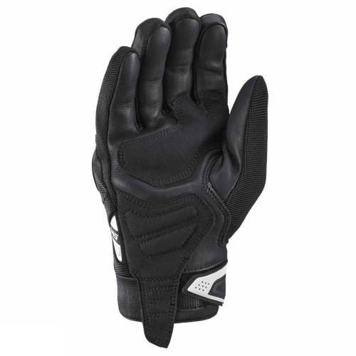 Manusi barbati Roadster vara textil/piele Ixon model MIG 2 MS culoare: negru/alb - degete tactile 2