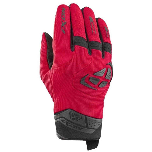 Manusi barbati Roadster vara textil/piele Ixon model MIG 2 MS culoare: rosu/negru - degete tactile