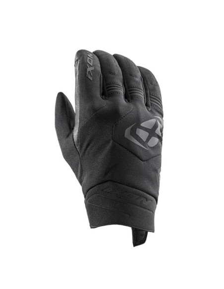 Manusi barbati Roadster Mid-season textil/piele Ixon model MIG 2 WP MS culoare: negru - degete tactile - waterproof