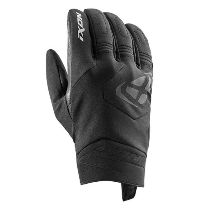Manusi barbati Roadster Mid-season textil/piele Ixon model MIG 2 WP MS culoare: negru/alb - degete tactile - waterproof