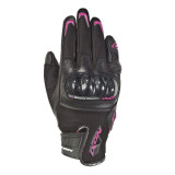 Manusi femei Roadster vara piele/textil Ixon model RS Rise Air LS culoare: negru/fucshsia (roz) - degete tactile