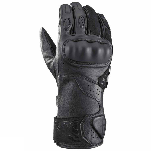 Manusi barbati Racing vara piele Ixon model Thund MS culoare: negru - degete tactile