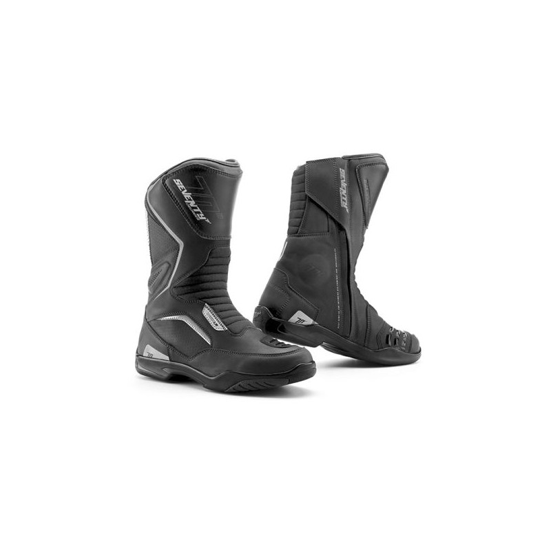 Ghete (cizme) moto Touring Unisex Seventy model SD-BT2 culoare: negru