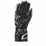 Manusi femei Racing vara piele Ixon model Thund LS culoare: negru/alb - degete tactile