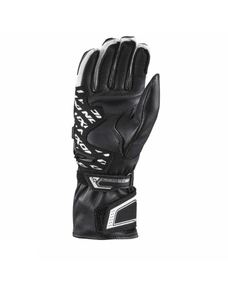 Manusi femei Racing vara piele Ixon model Thund LS culoare: negru/alb - degete tactile