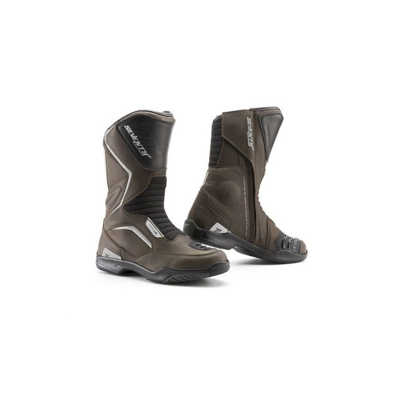 Ghete (cizme) moto Touring Unisex Seventy model SD-BT2 culoare: maro