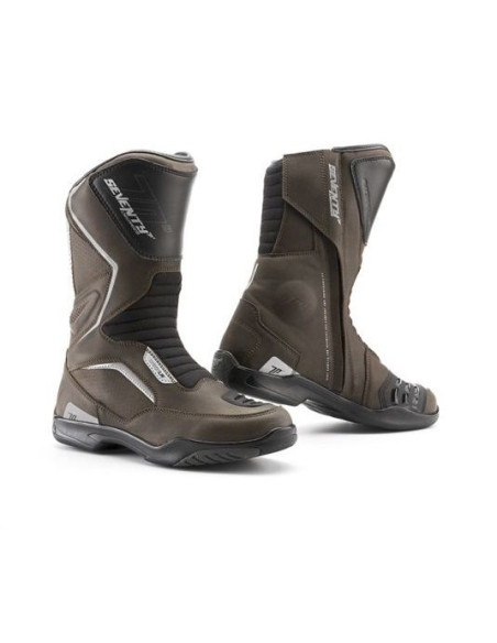 Ghete (cizme) moto Touring Unisex Seventy model SD-BT2 culoare: maro