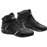 Ghete moto Roadster femei All Season Ixon model Gambler WP LS culoare: negru/gold (auriu) (100% waterproof)