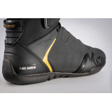 Ghete moto Roadster femei All Season Ixon model Gambler WP LS culoare: negru/gold (auriu) (100% waterproof)