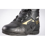 Ghete moto Roadster femei All season Ixon model Ranker WP LS culoare: negru/gold (auriu) (100% waterproof)