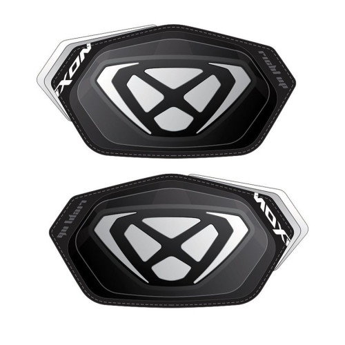 Set slidere genunchi Ixon model Knee Slider Race 2.0 – culoare: negru/alb