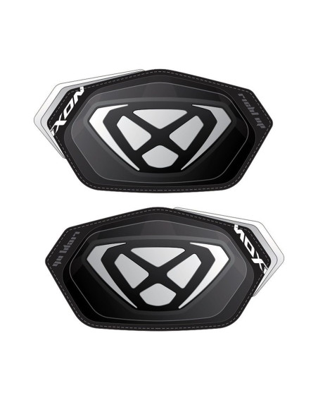 Set slidere genunchi Ixon model Knee Slider Race 2.0 – culoare: negru/alb