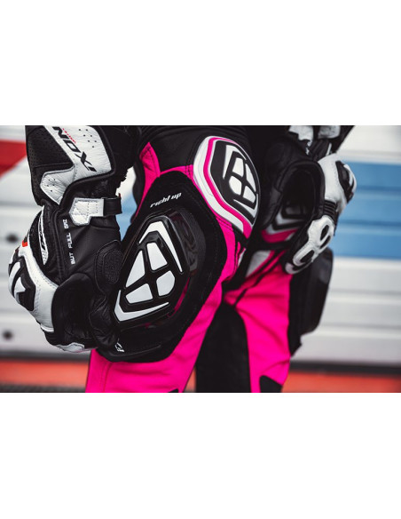 Set slidere genunchi Ixon model Knee Slider Race 2.0 – culoare: negru/alb