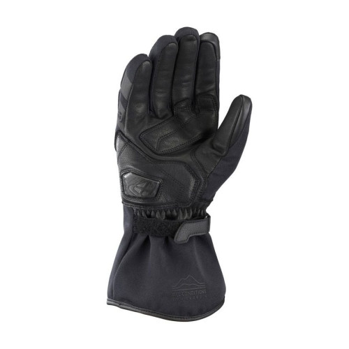 Manusi barbati Touring/Adventure Mid-season textil/piele Ixon model Drizzle MS culoare: negru – degete tactile (manusi lungi) 2
