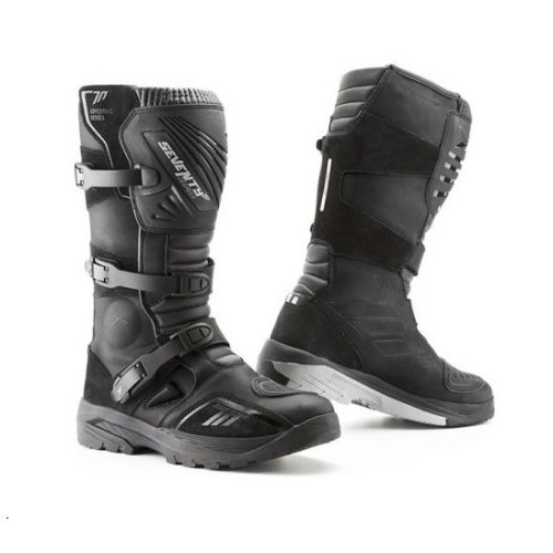 Ghete (cizme) moto Adventure (Touring) Unisex Seventy model SD-BA4 culoare: negru