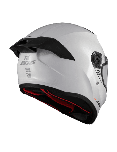 Casca integrala Axxis Fenix A0 alb lucios - tip viziera: MT-V-31B - DKS429