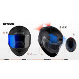 Casca integrala Axxis Fenix A1 negru mat - tip viziera: MT-V-31B - DKS429