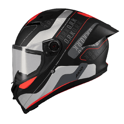 Casca integrala Axxis Fenix Ork B5 rosu mat - tip viziera: MT-V-31B - DKS429