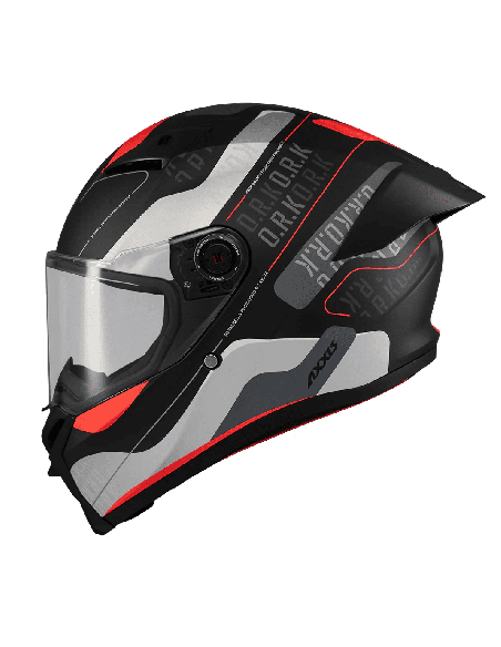 Casca integrala Axxis Fenix Ork B5 rosu mat - tip viziera: MT-V-31B - DKS429