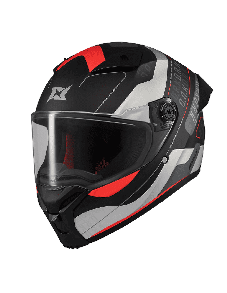 Casca integrala Axxis Fenix Ork B5 rosu mat - tip viziera: MT-V-31B - DKS429