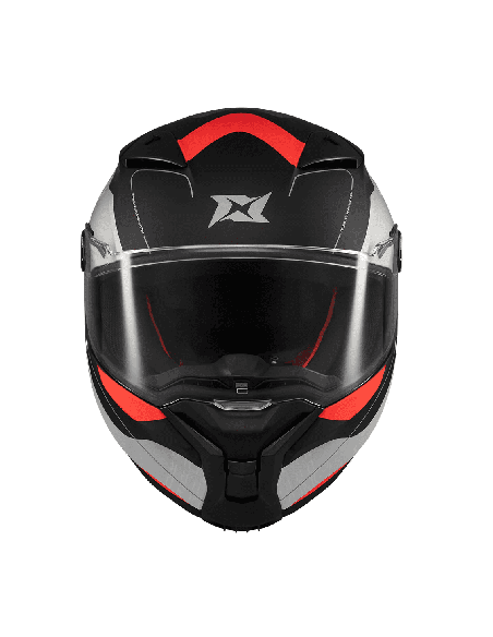 Casca integrala Axxis Fenix Ork B5 rosu mat - tip viziera: MT-V-31B - DKS429