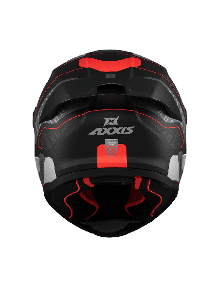 Casca integrala Axxis Fenix Ork B5 rosu mat - tip viziera: MT-V-31B - DKS429