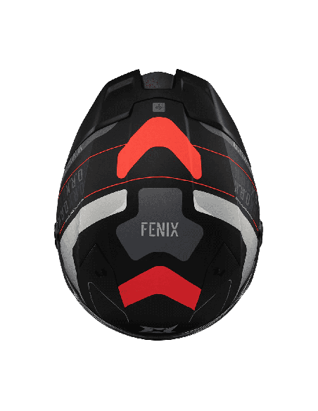 Casca integrala Axxis Fenix Ork B5 rosu mat - tip viziera: MT-V-31B - DKS429